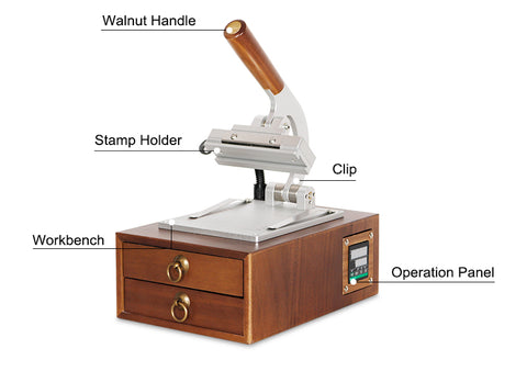 WT-90XT Manual Light-type Digital Hot Foil Stamping Machine