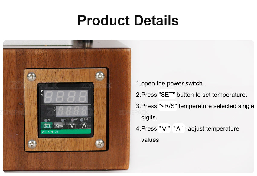 WT-90XT Manual Light-type Digital Hot Foil Stamping Machine