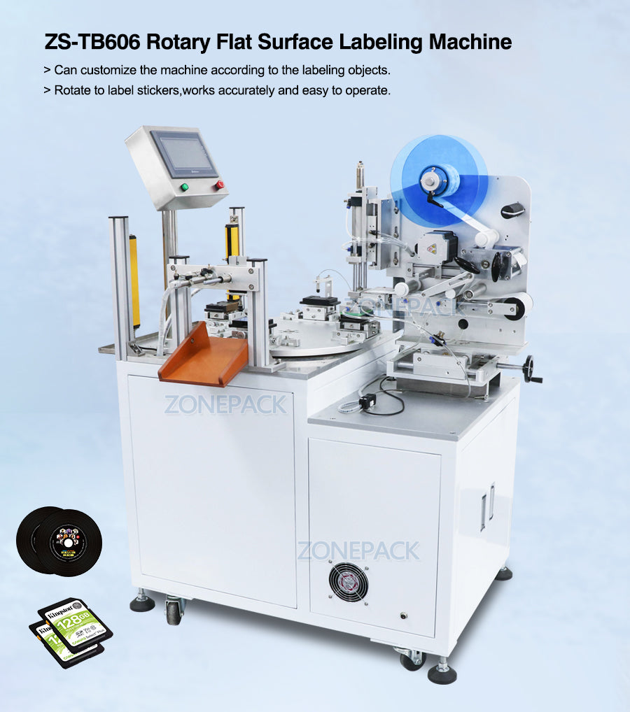 ZONESUN ZS-TB606 Semi Automatic Flat Surface Labeling Machine