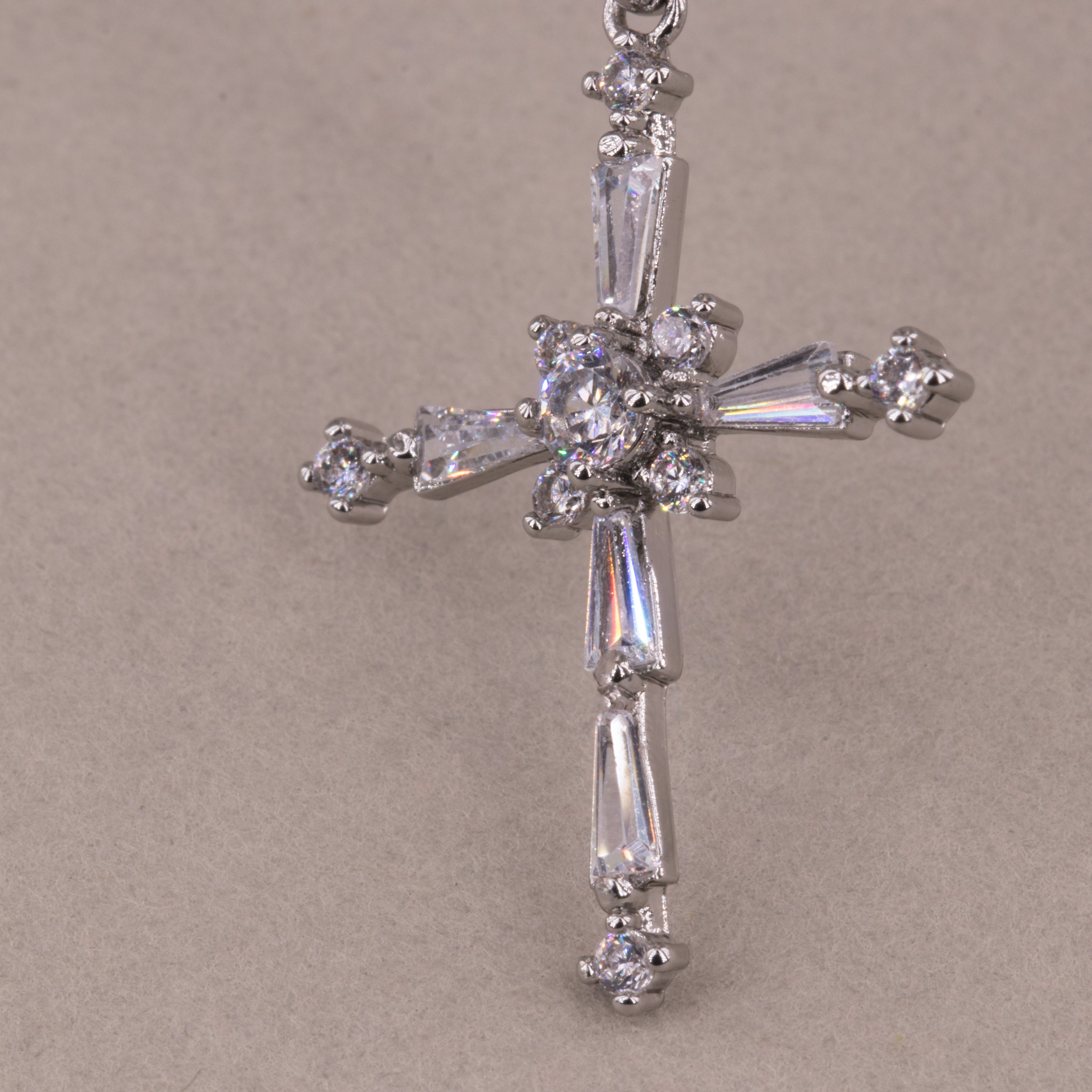 Sparkly Cross Necklace