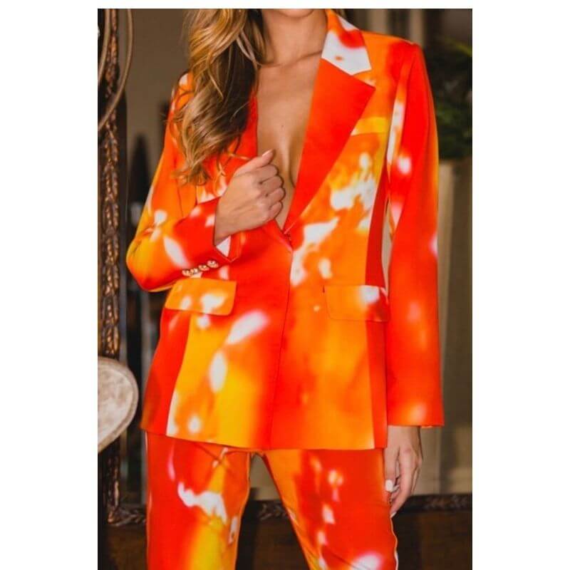 Amber Sunset Power Suit