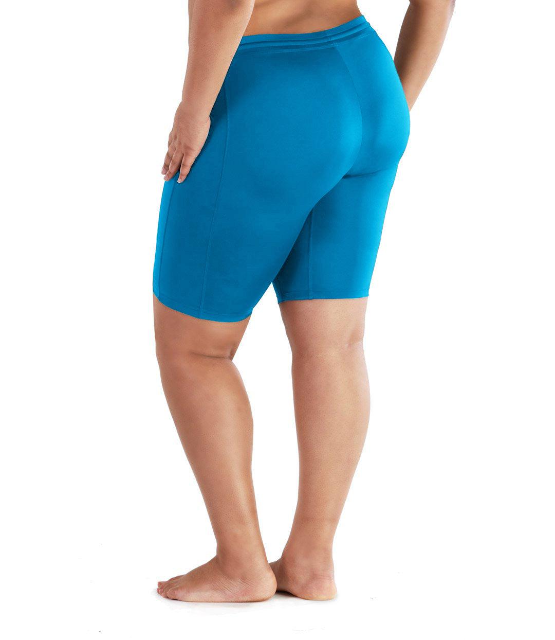QuikEnergy Fitted Swim Short Turquoise - FINAL SALE