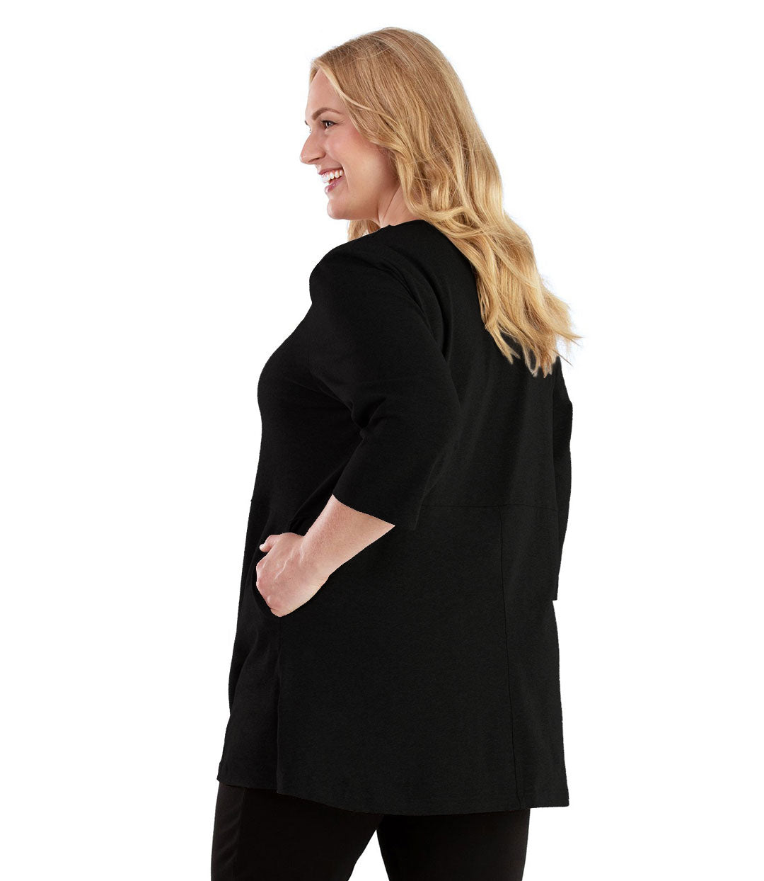 Stretch Naturals Empire Tunic with Pockets Basic Colors - FINAL SALE