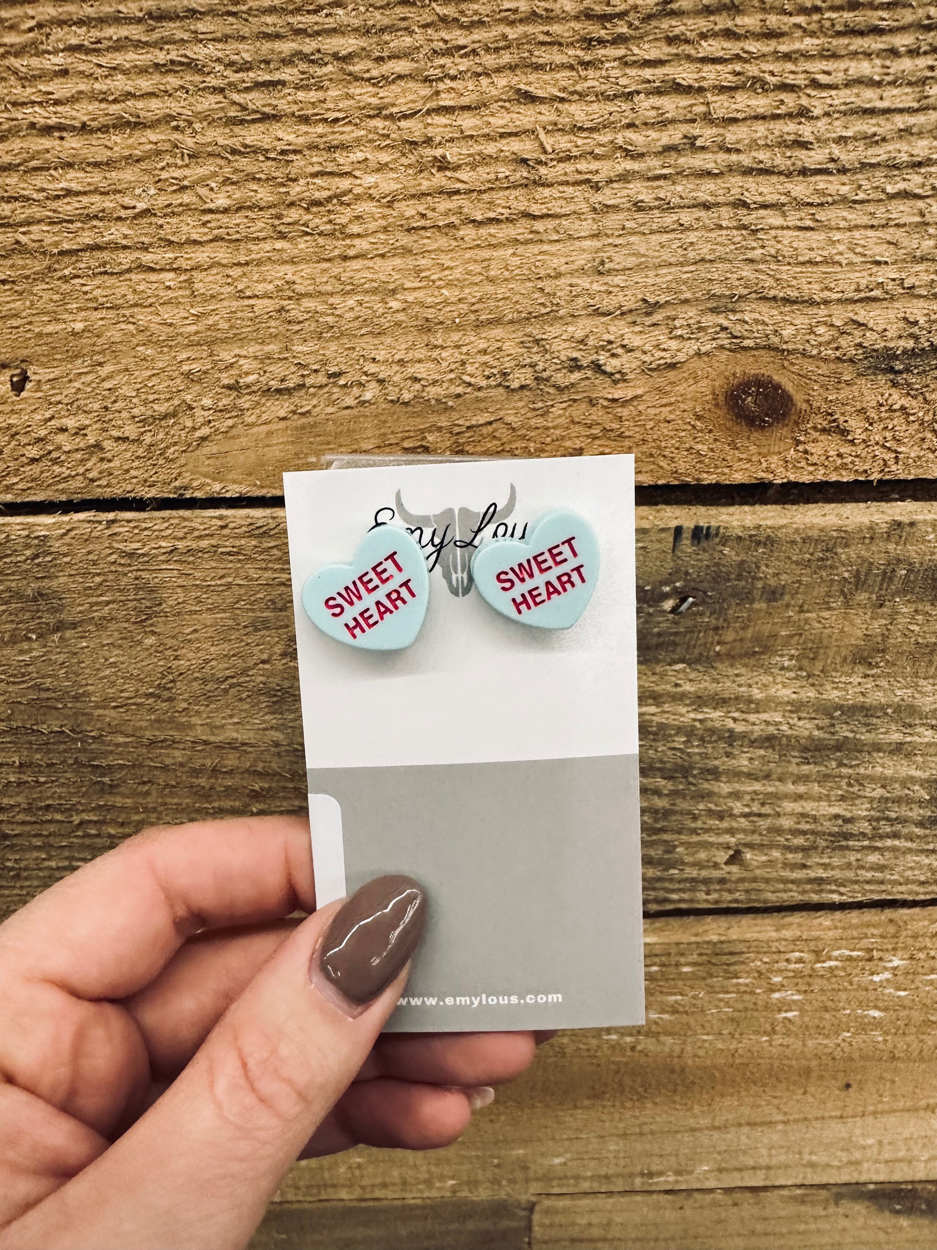 Conversation Heart Earrings