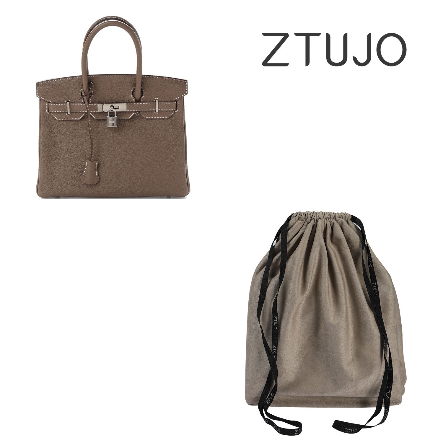 ZTUJO Dust Bag for Handbag Lightweight Dustproof Drawstring Purse