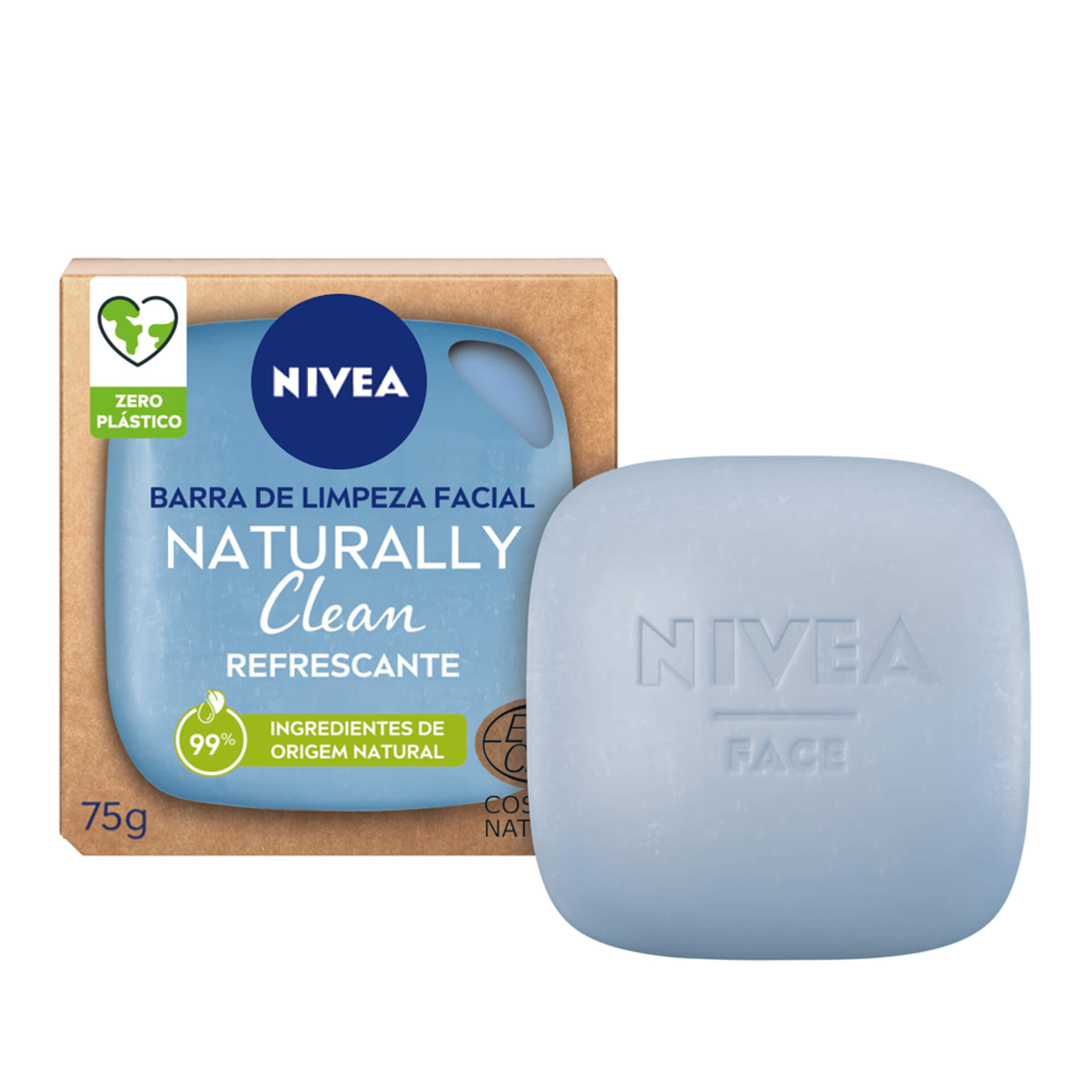 Nivea Naturally Clean Refreshing Cleansing Bar 75g