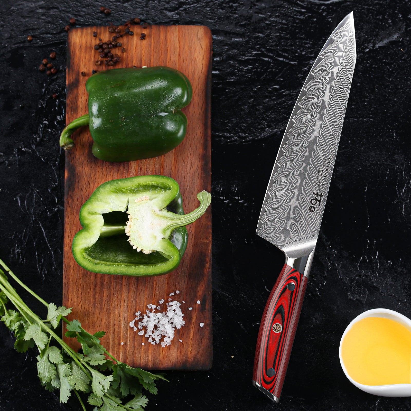 High-end Hand Forged High Carbon Steel Chef Knives for Home Chefs