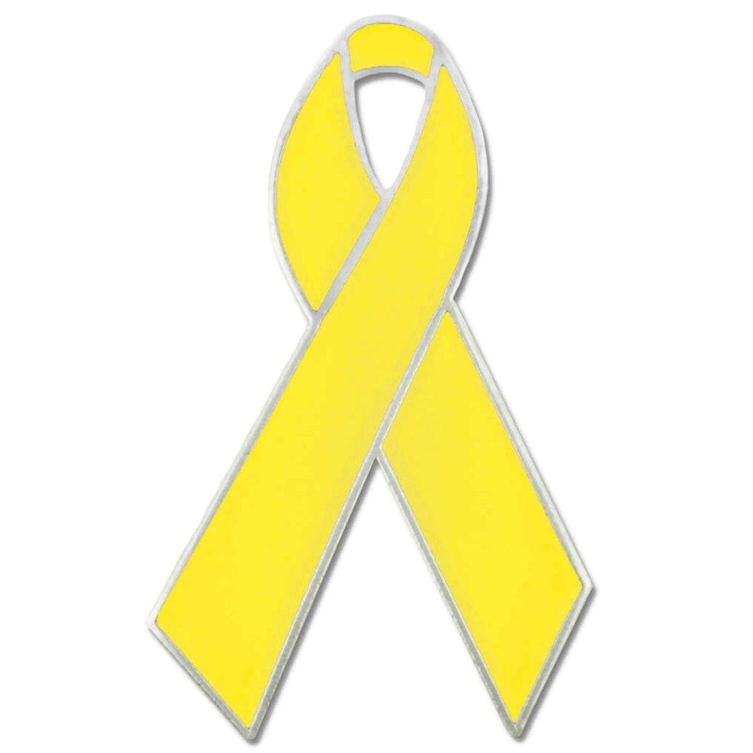 Color Ribbon Awareness Enamel  Lapel Pin