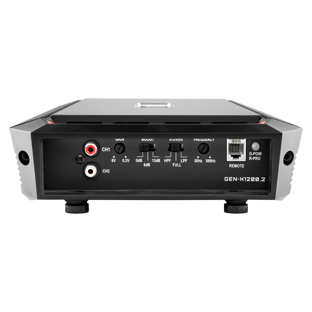 DS18 GEN-X1200.2 Full-Range Class AB 2-Channel Amplifier 1200 Watts