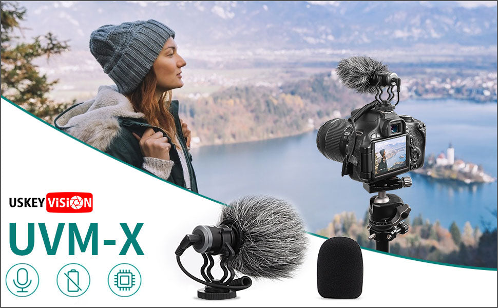 UVM-X cardioid microphone camera mic