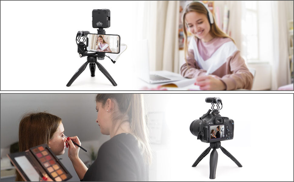 cardioid microphone camera phone vlog microphone