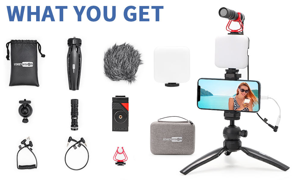 vlog kit vlogging YouTube kit video light creator kit