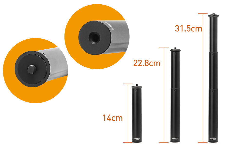 cardioid microphone with monopod