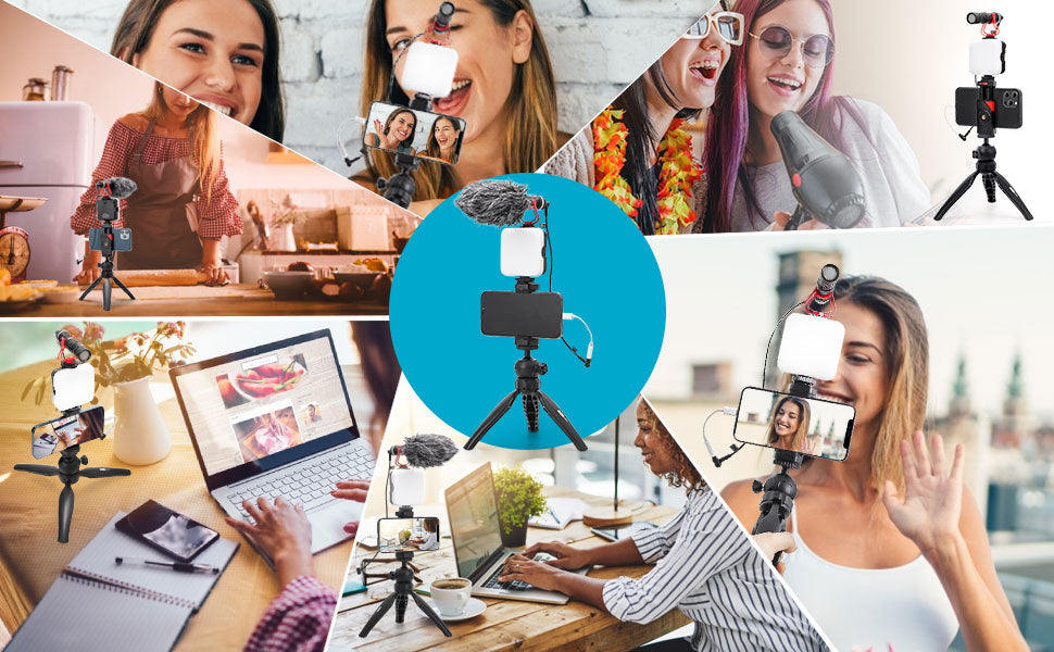 vlogging microphone kit use scenarios