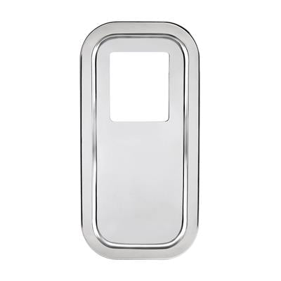 Stainless Steel Peterbilt Shift Plate Cover - Extended Hood