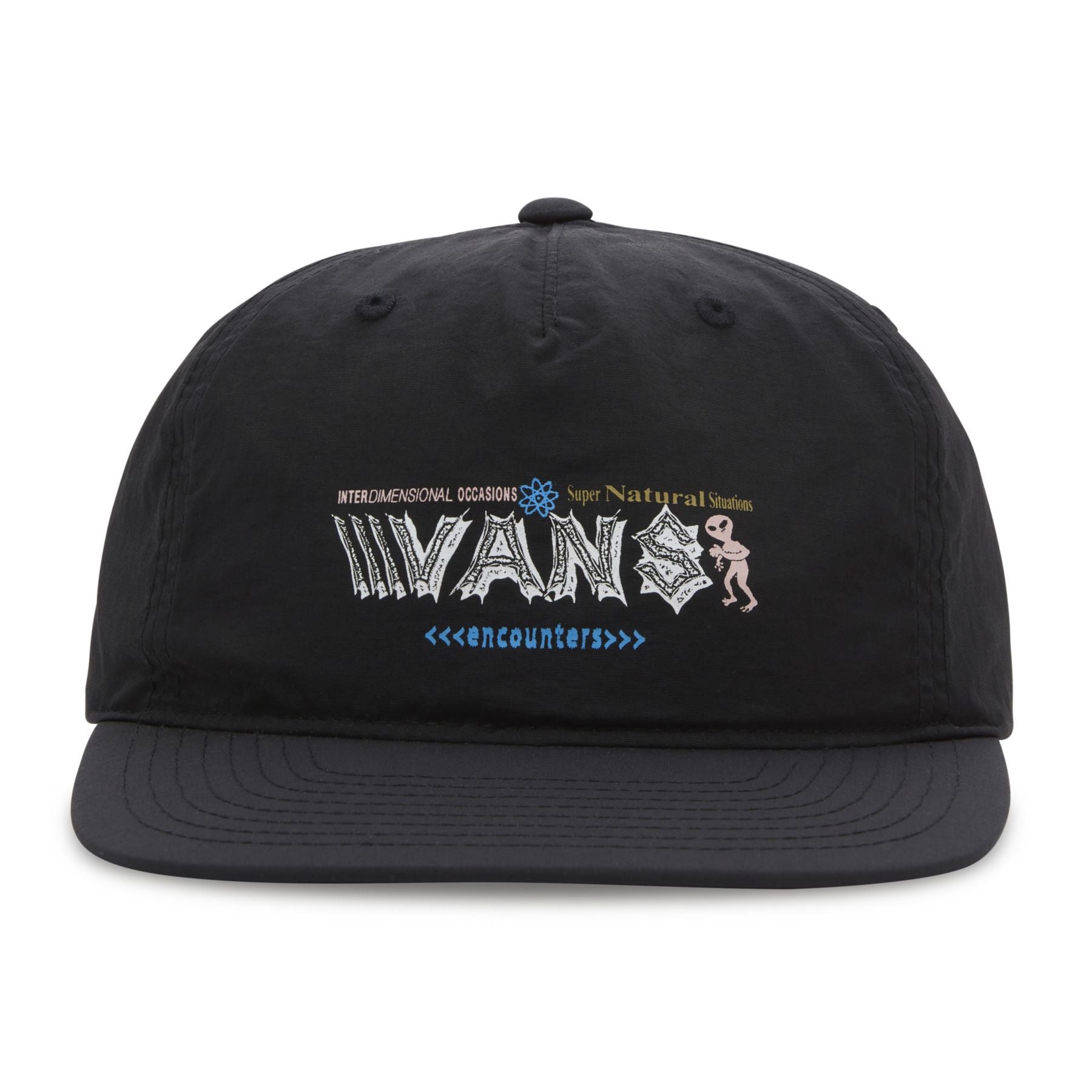 Vans Encounters Low Unstructured Snapback Hat - Black