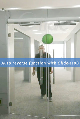 Auto reverse function with olide-120B automatic swing door opener