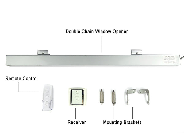 olide double-chain automatic window opener