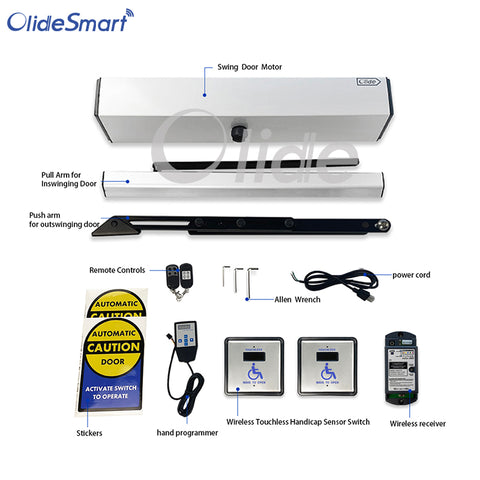 olidesmart low energy handicap door opener including