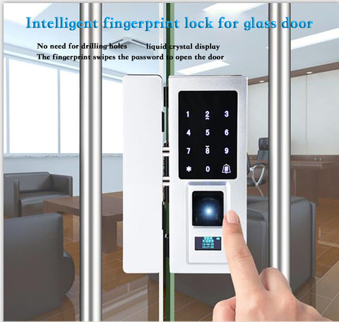 automatic sliding glass door Fingerprint lock