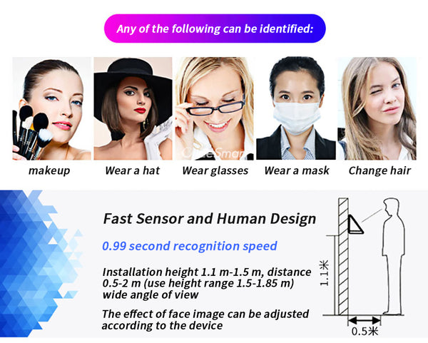 Olidesmart Dynamic Face Recognition Access Control System