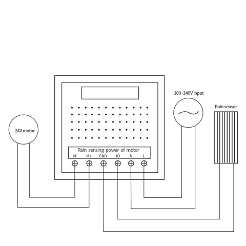 dc motor wiring diagram