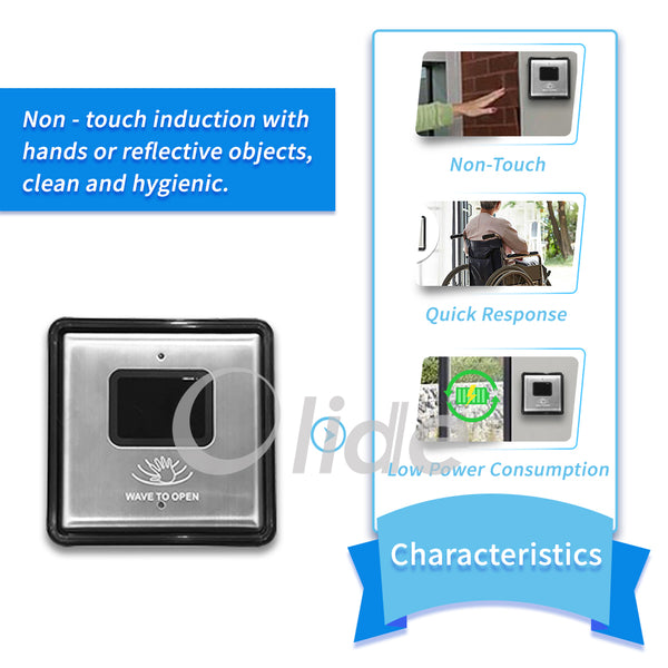 olidesmart touchless switch wave to open