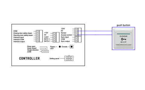 olide-120B wiring diagram with push button