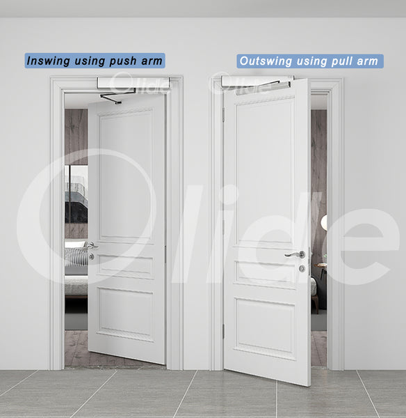 inswing and outswing door are available