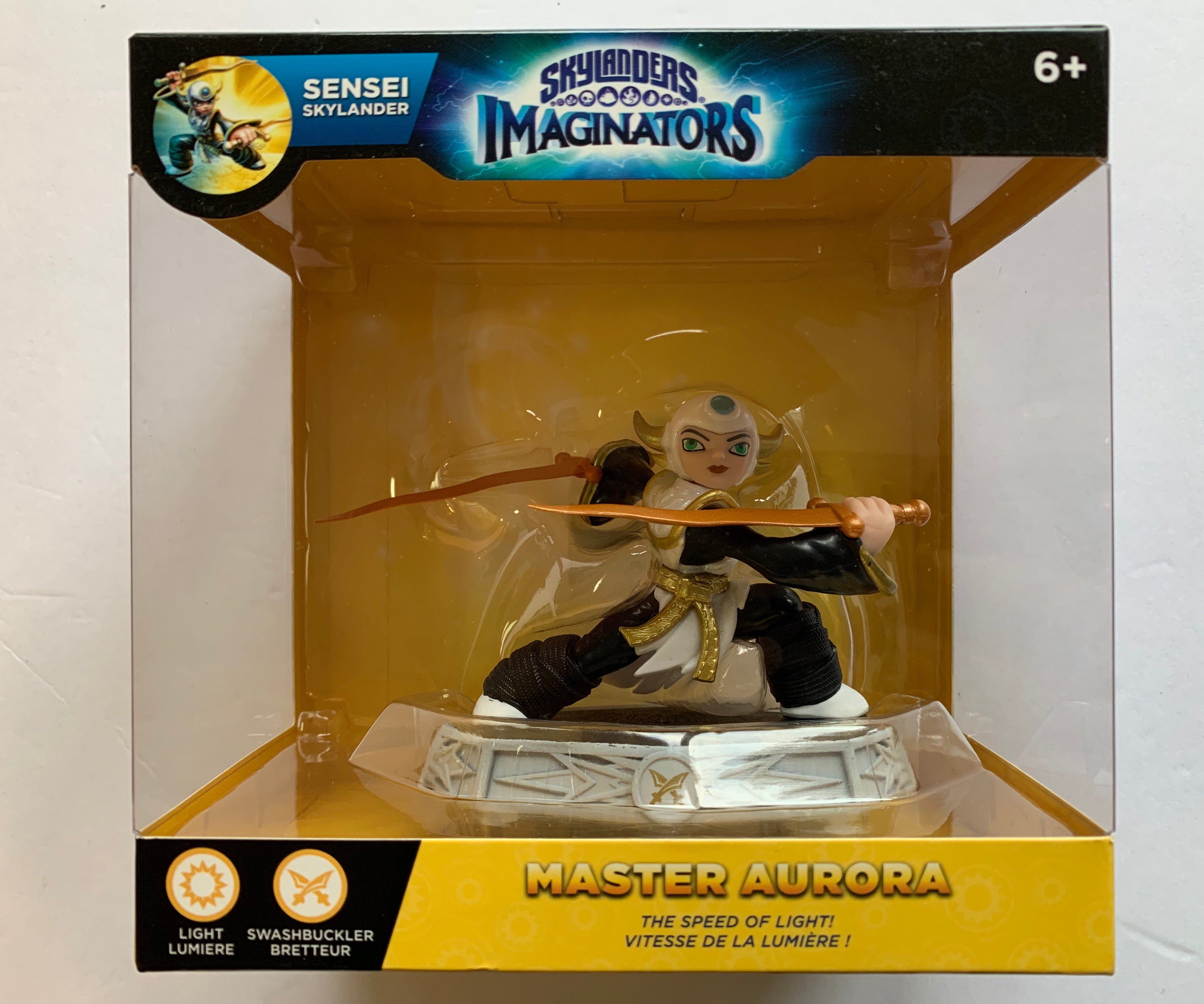 Activision SkyLanders Imaginators Master Aurora Light Swashbuckler