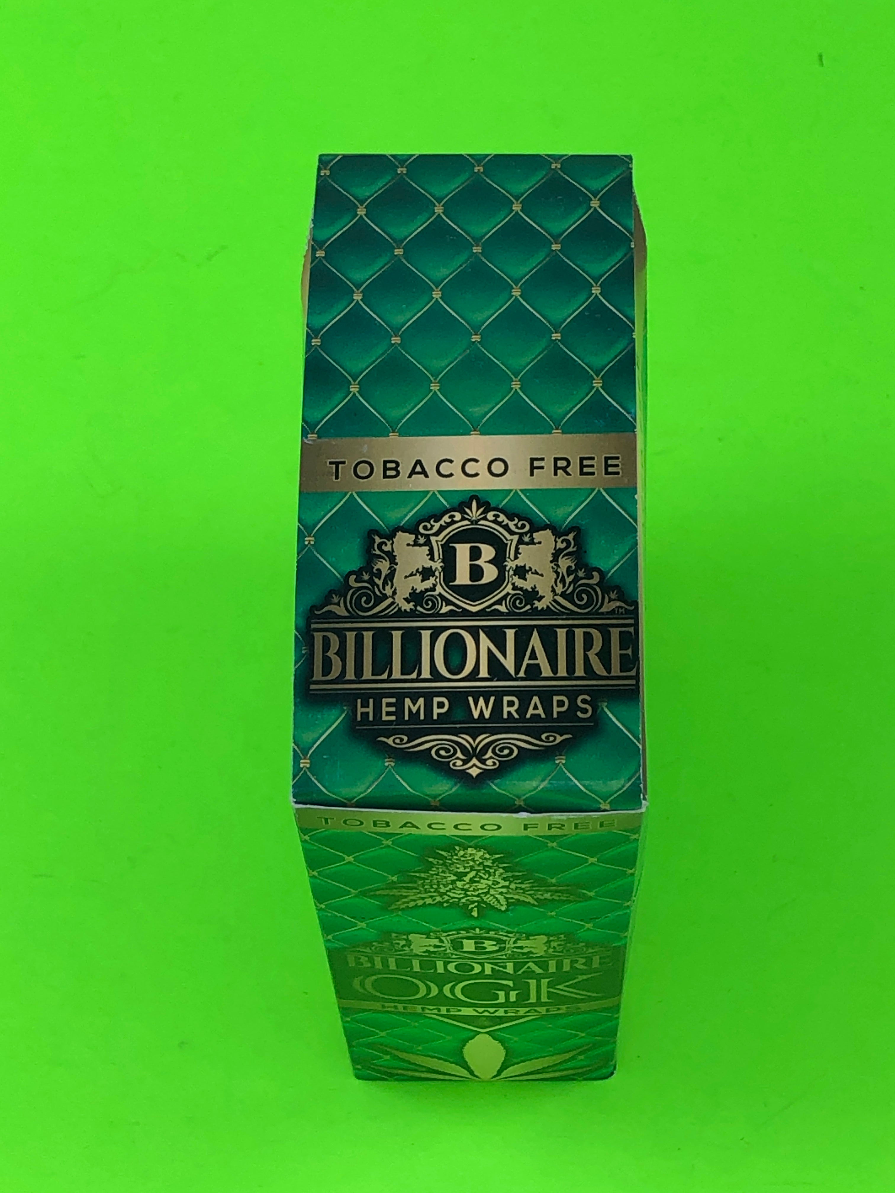 FREE GIFTS??IF U BUY Billionaire OGK 50 High Quality Hemp Wraps 25 Packs