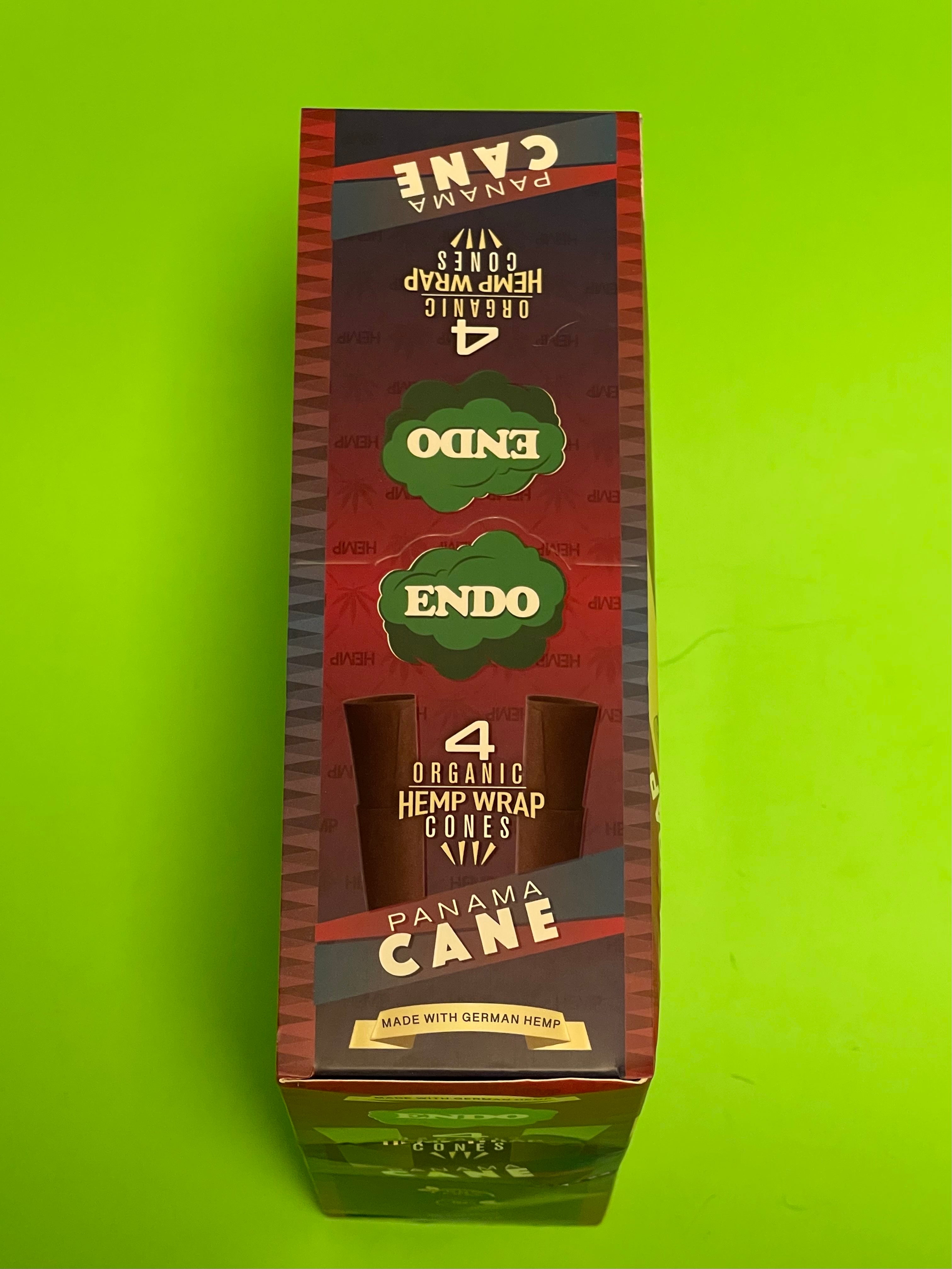 FREE GIFTS??Endo Panama Cane 60 High Quality Organic Hemp Wrap Cones 15 packs No??Tobacco Full??