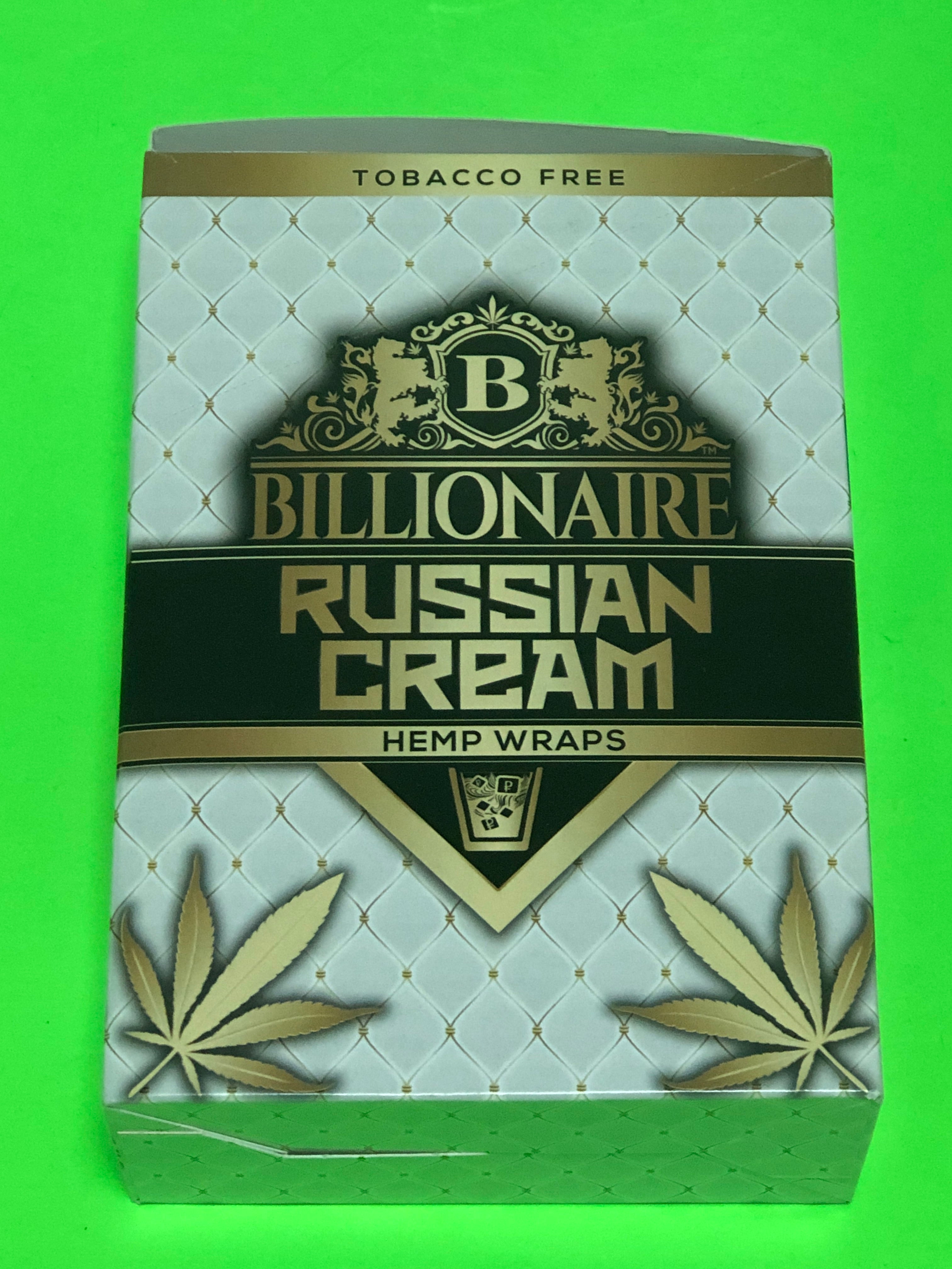 FREE GIFTS??IF U BUY Billionaire Russian Cream 50 High Quality Hemp Wraps 25 Packs
