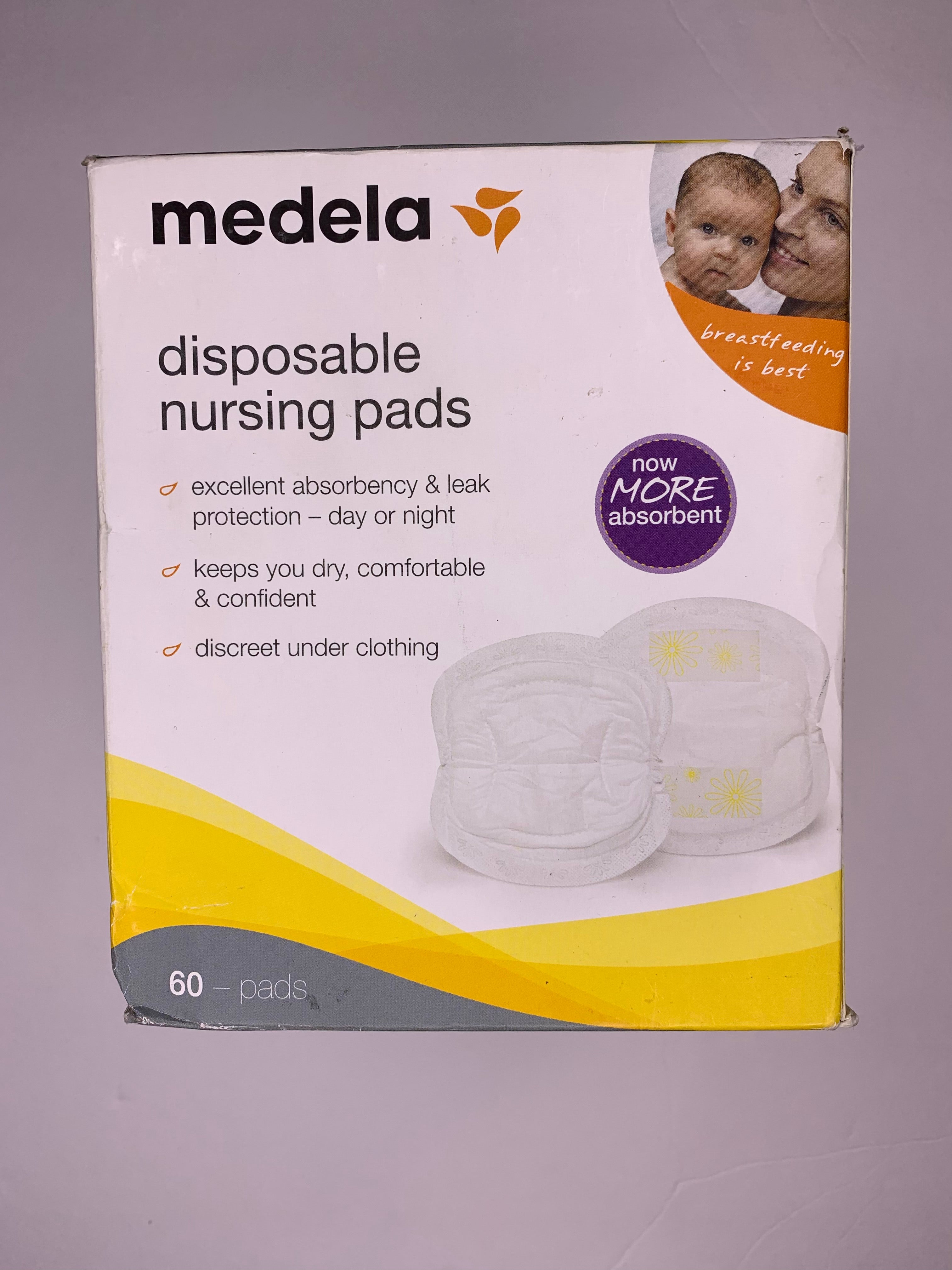 Medela Disposable Nursing Pads Dry Comfortable Confident Absorbent