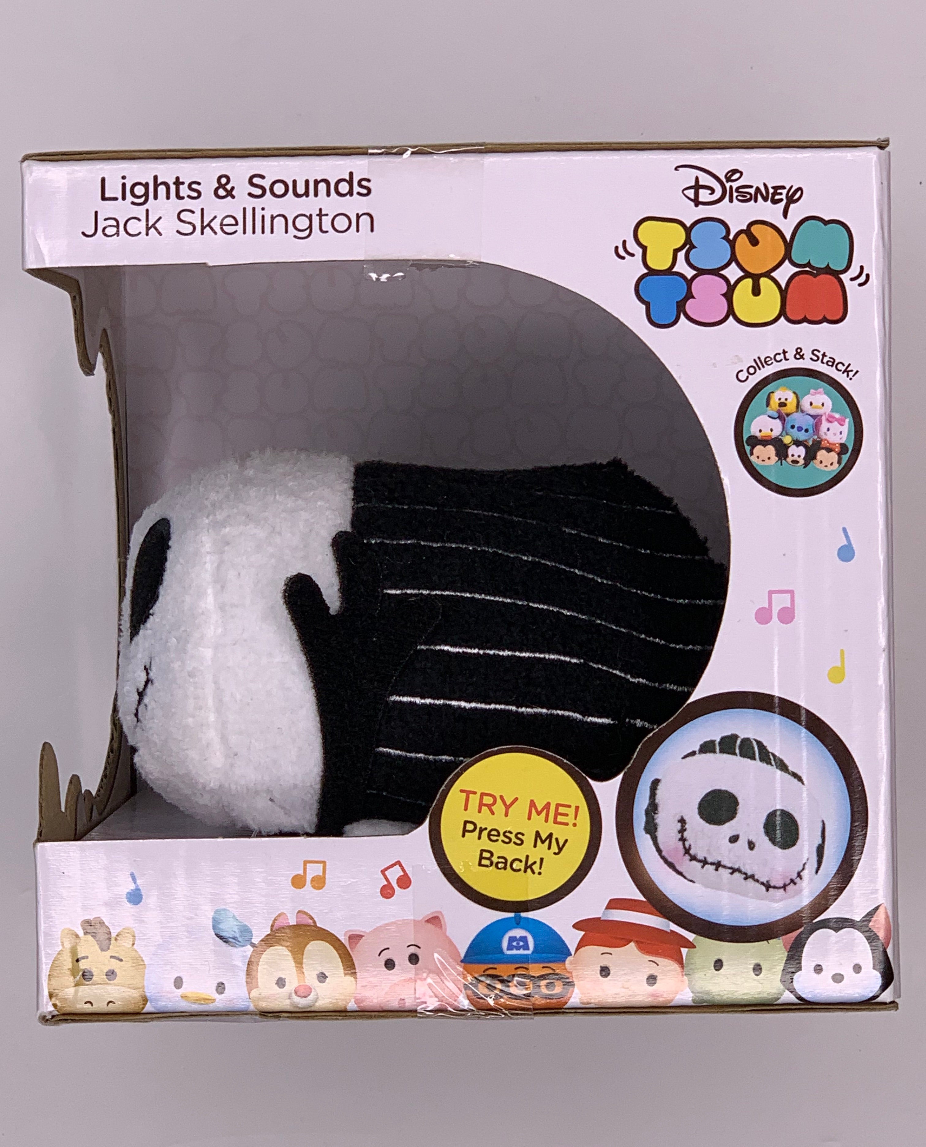 Disney Tsum Tsum Jack Skellington Cheeks Lights Sounds Chatter