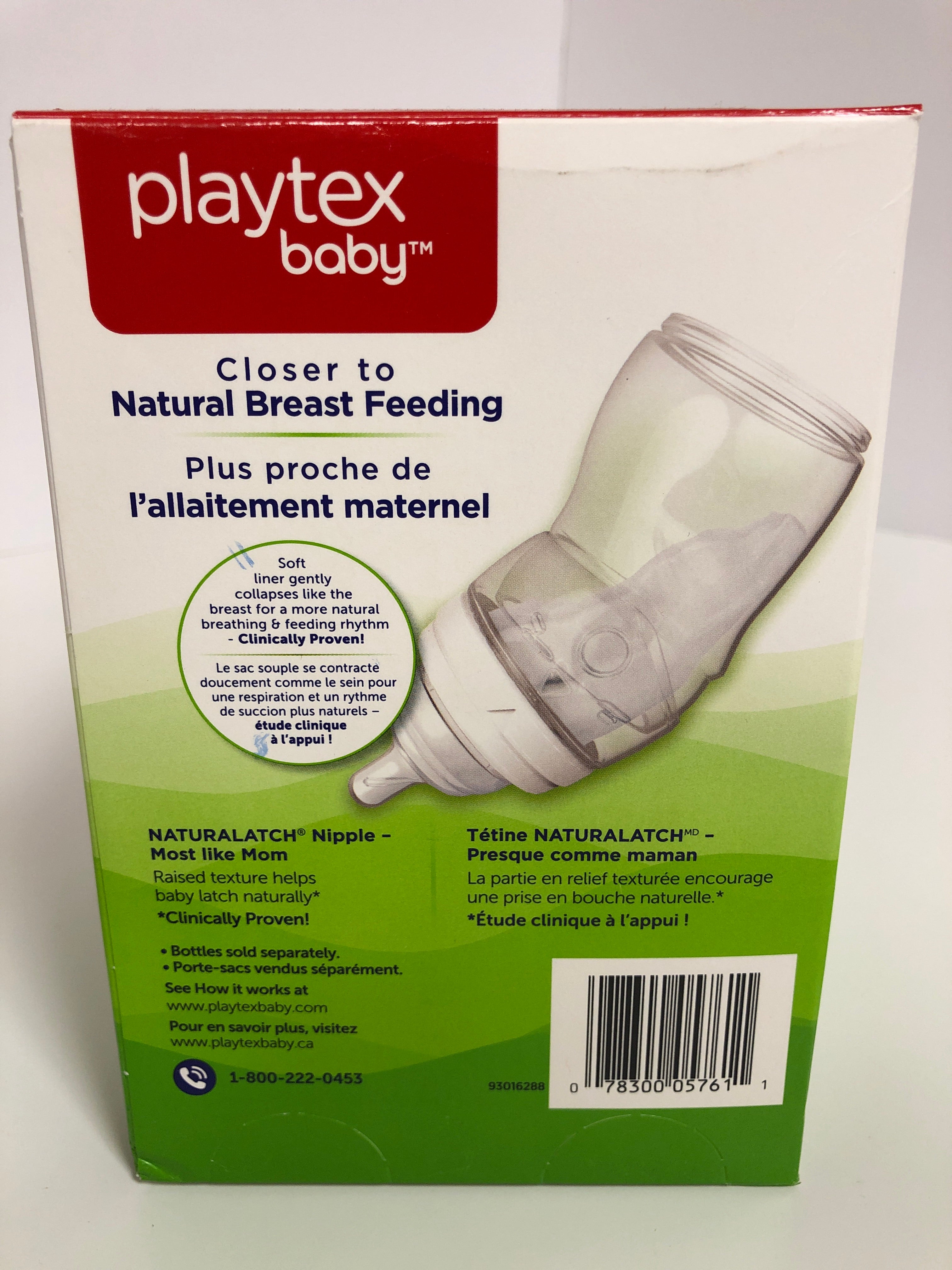 Playtex Drop-Ins Liners Baby Bottles Convenient Disposable Pre Sterilized BPA Free Qty 100