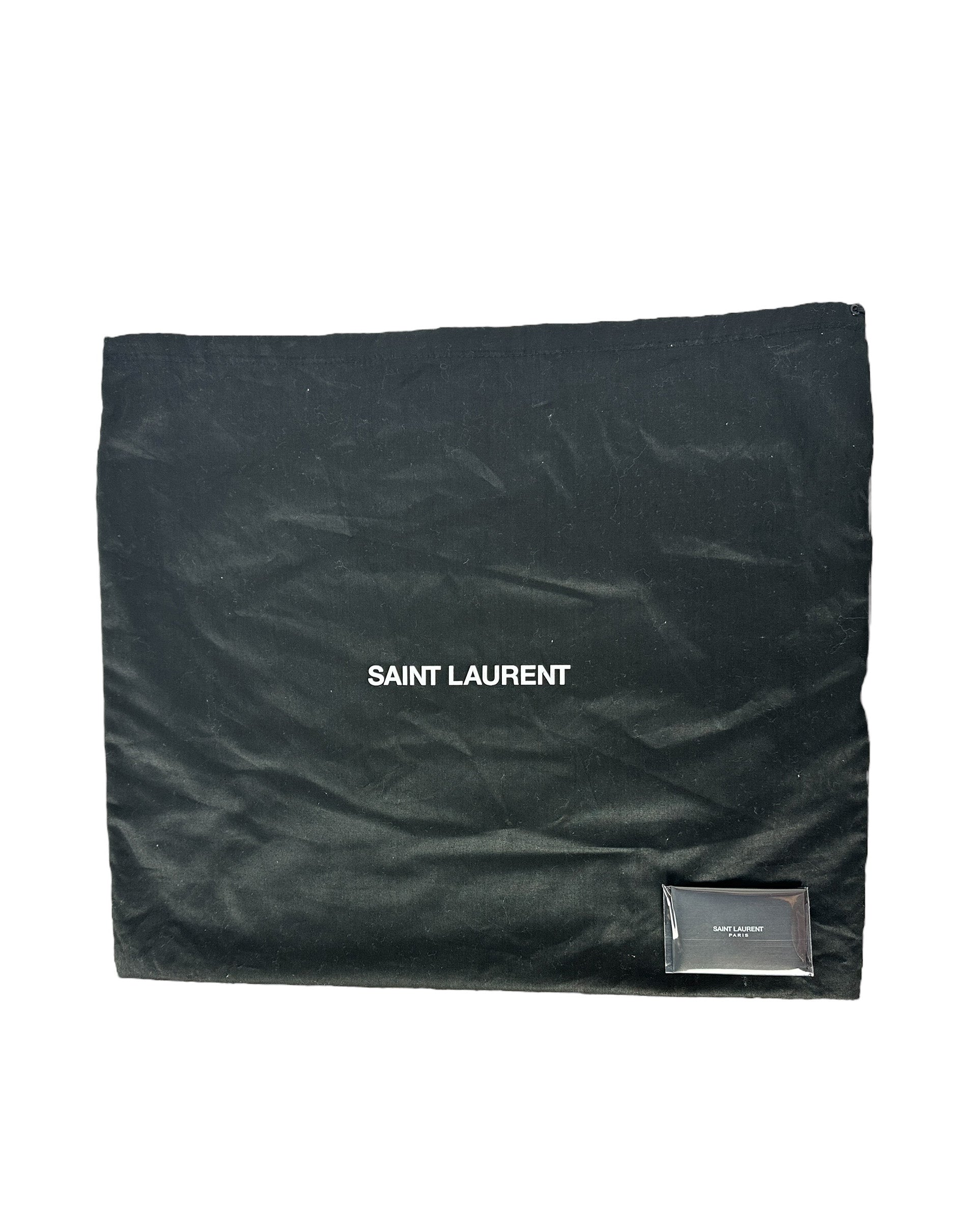 Saint Laurent NEW Black Jamie 4.3 Maxi Lambskin Chain Shoulder Bag