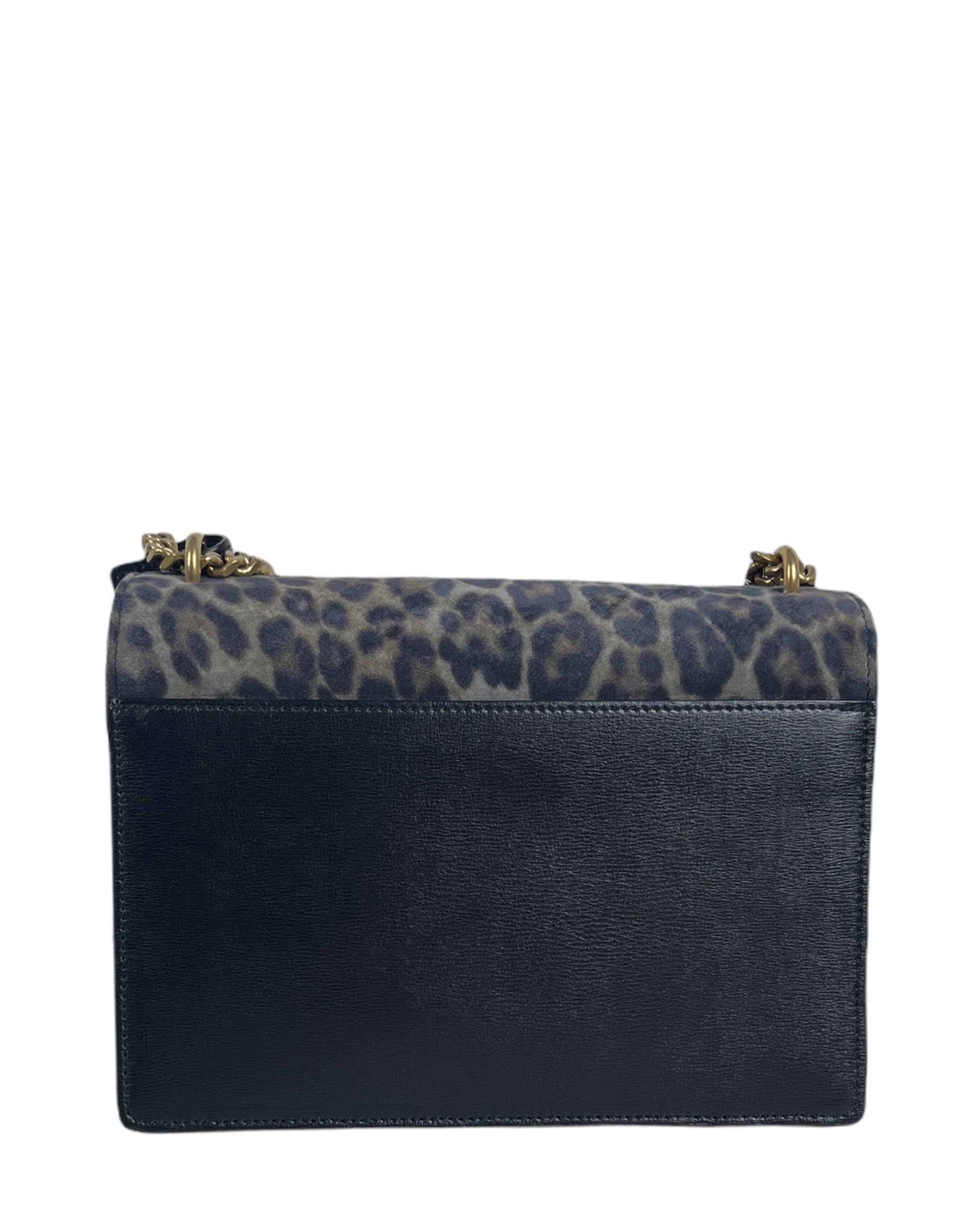 Saint Laurent Medium Sunset Leopard Print Shoulder Bag