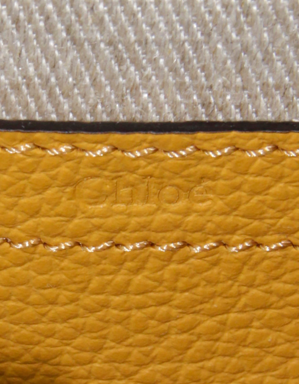 Chloe Sunflower Yellow Leather Small Marcie Saddle Crossbody Bag