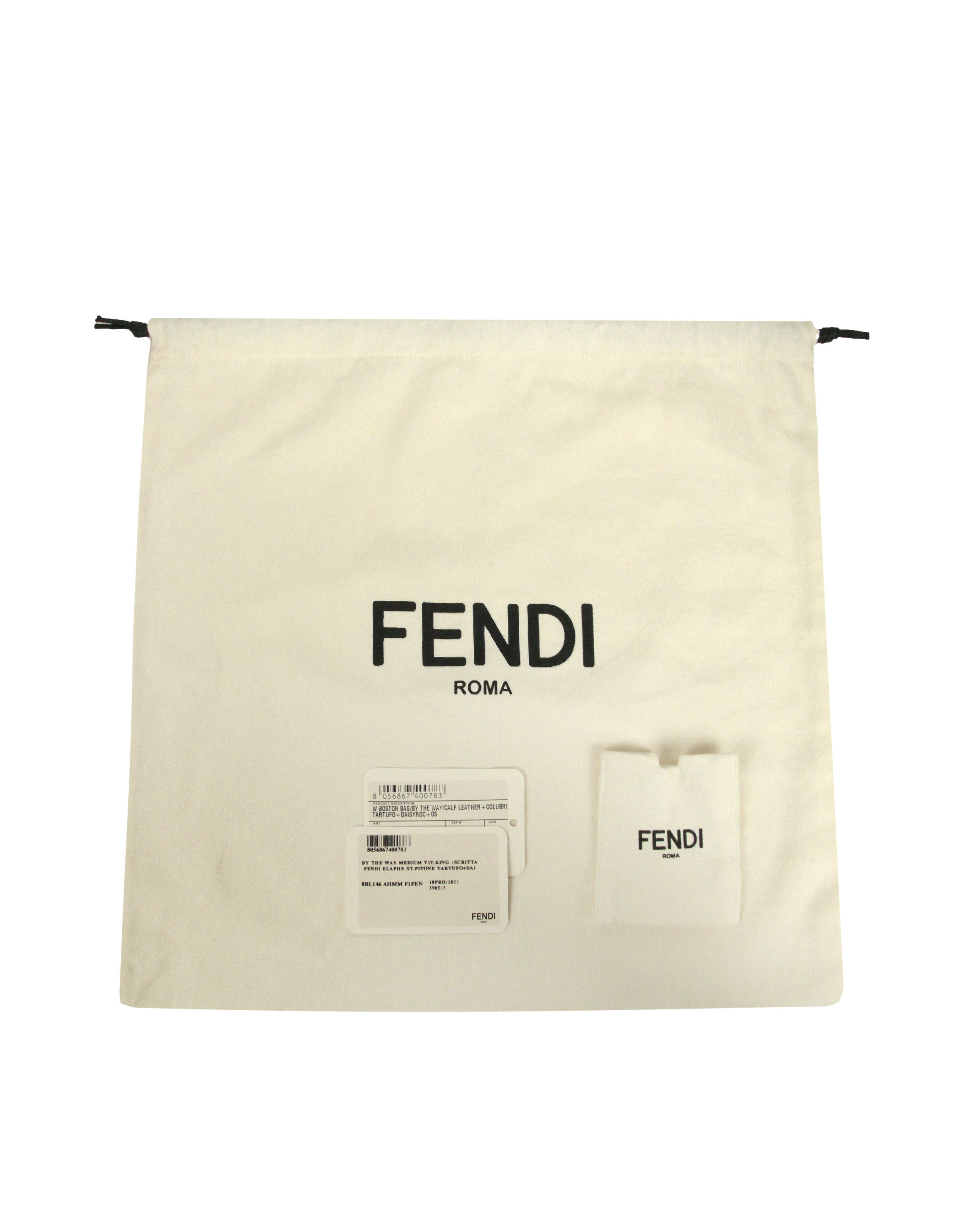 Fendi NEW Grey Leather & Elaphe By The Way Medium Boston Bag