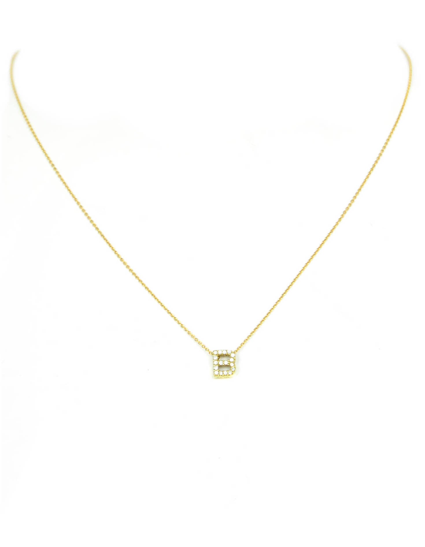Roberto Coin 18k Gold/Diamond Tiny Treasures Initial Thoughts 