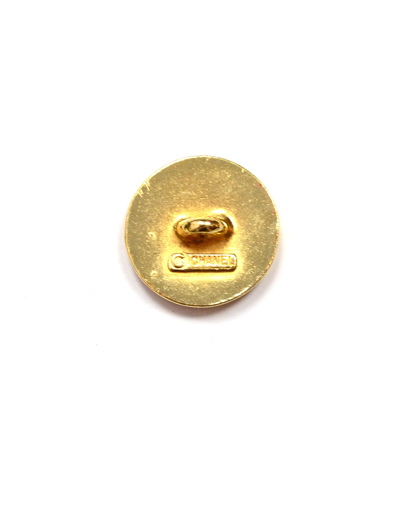 Chanel Set of 5 Coco Goldtone Vintage Buttons