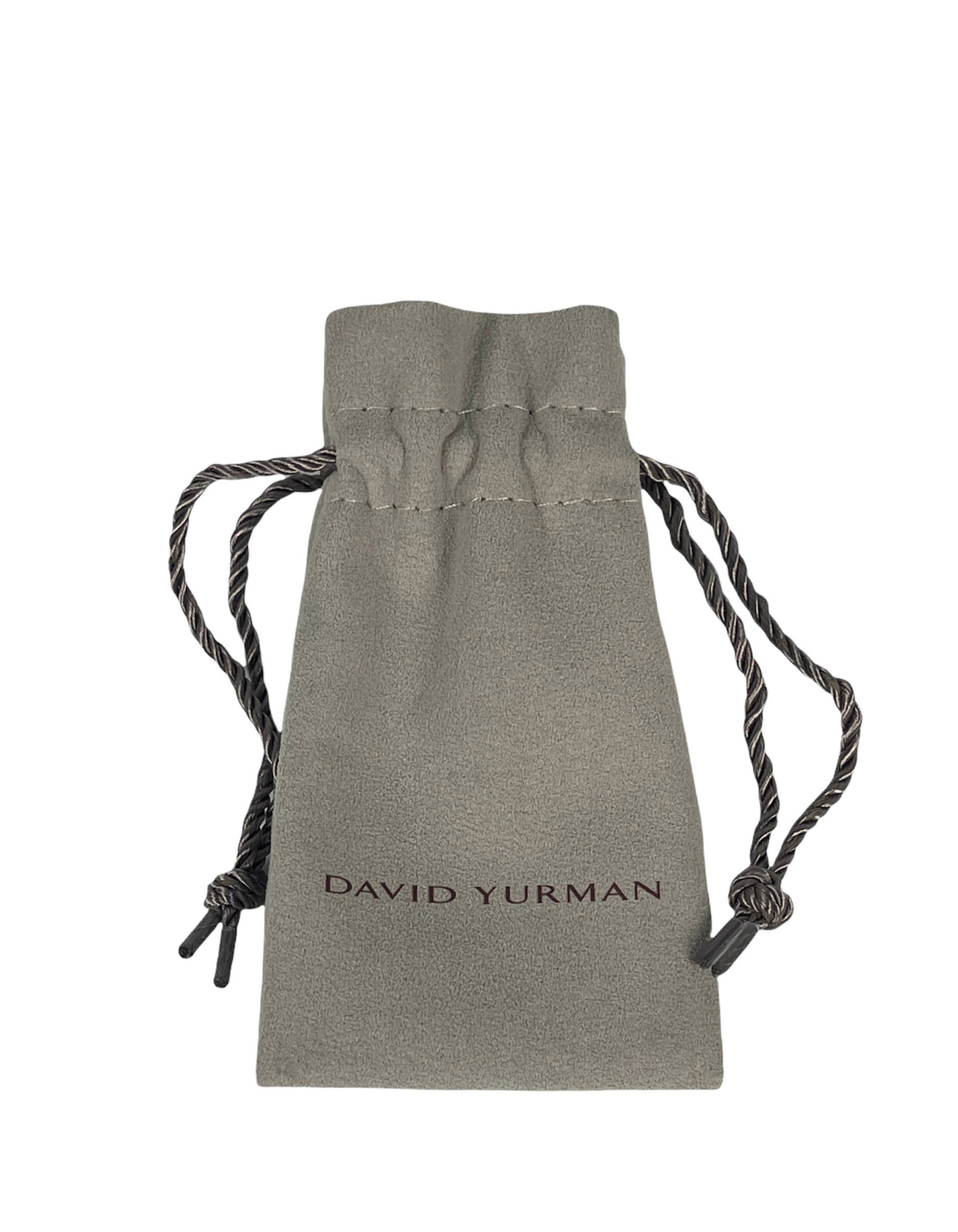 David Yurman Sterling Silver Tree of Life Pendant w/ Diamonds