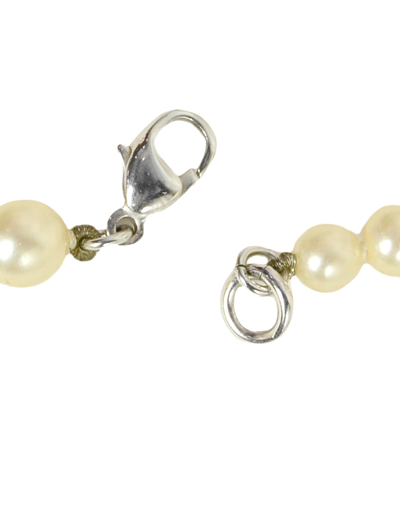 Chanel Graduated Faux Pearl CC Necklace 35