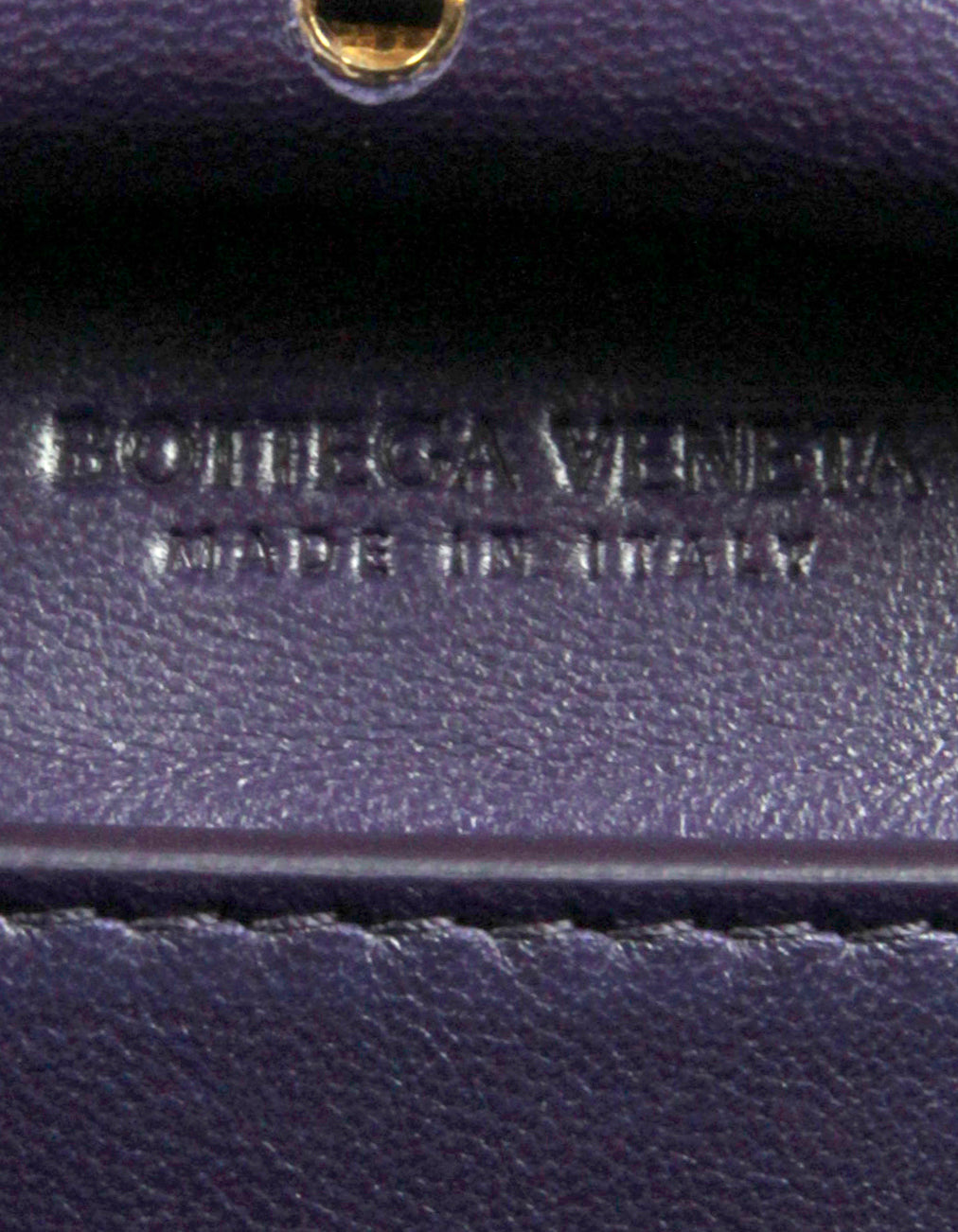 Bottega Veneta Raisin Purple Small Handle Intrecciato Leather Bag