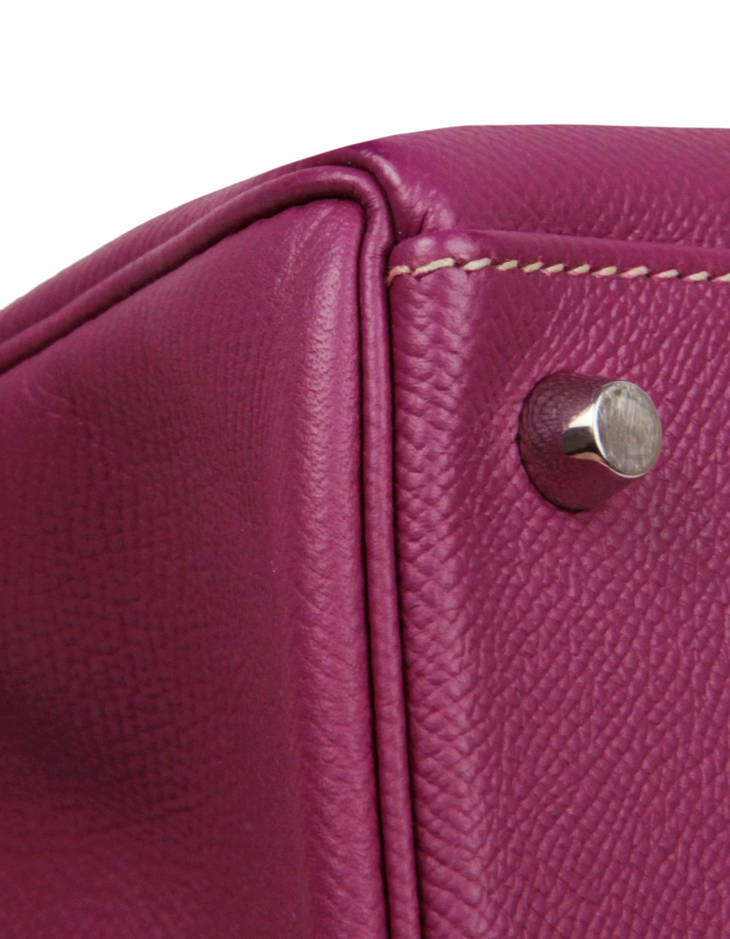 Hermes Tosca/ Rose Tyrien Epsom Leather 35cm Candy Kelly Bag
