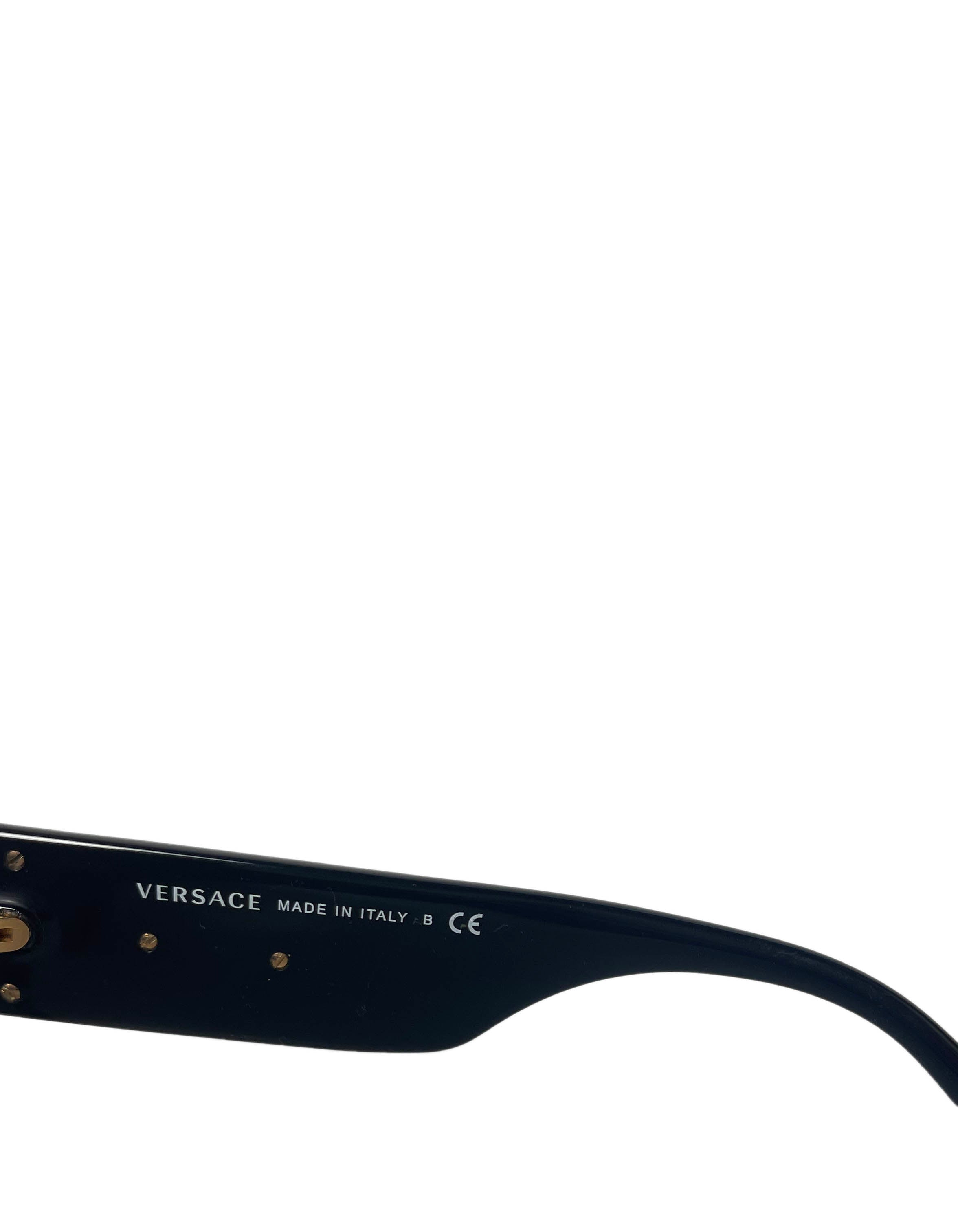 Versace Black Mod 4322 5064/8h Cat Eye Sunglasses