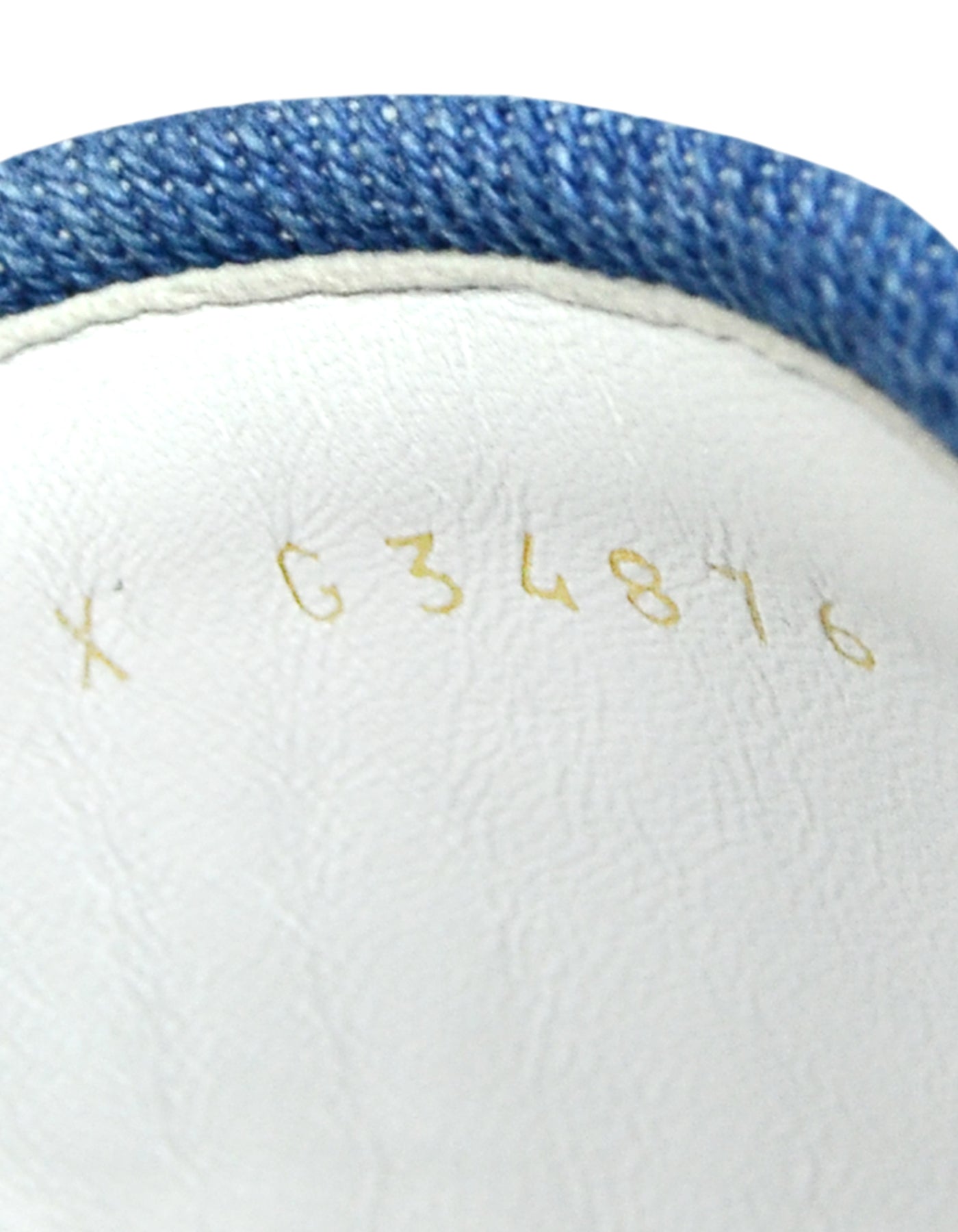 Chanel 2019 Blue Denim Logo Sandal Mules sz 39