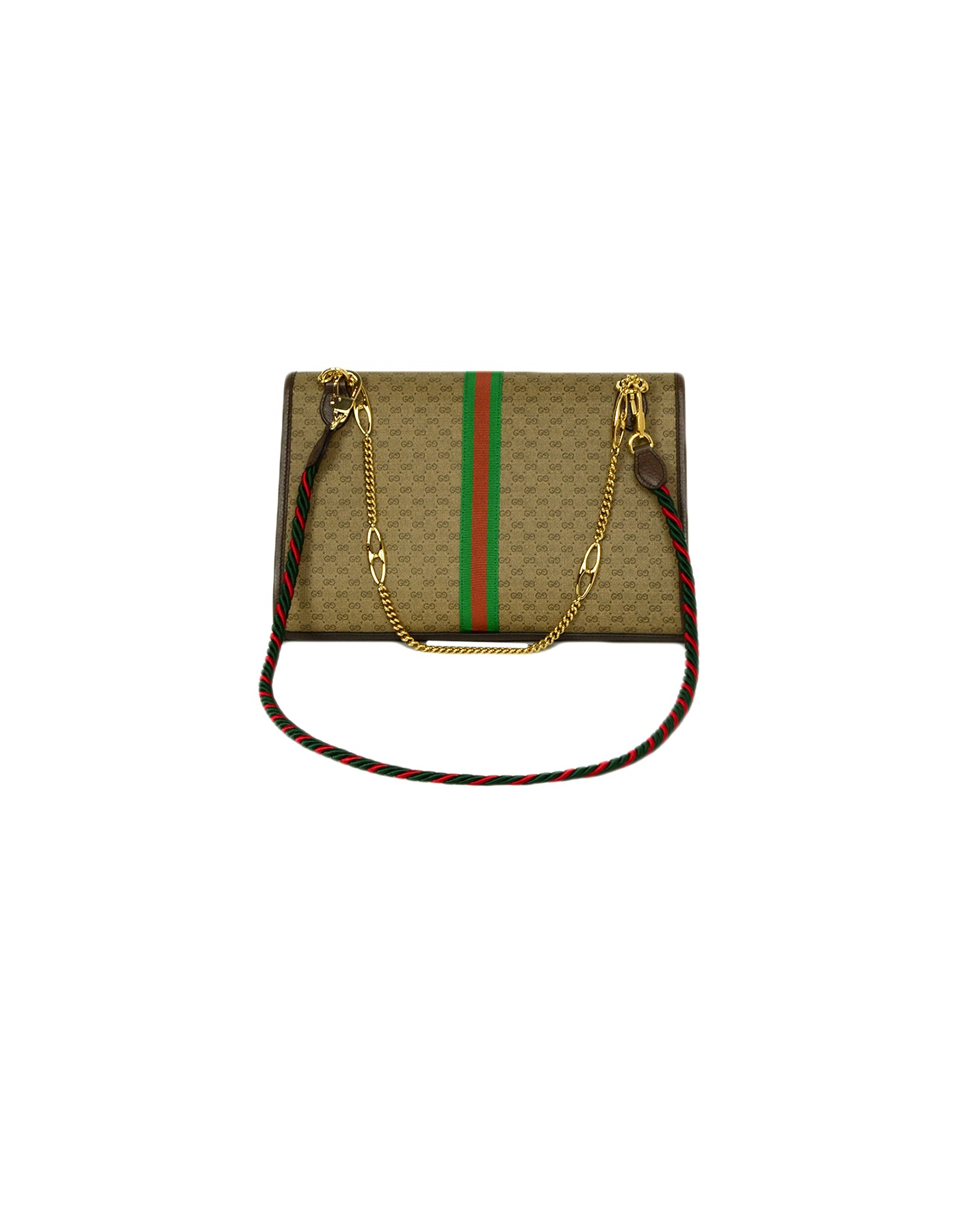 Gucci Monogram Web Medium Rajah Shoulder/Crossbody Bag