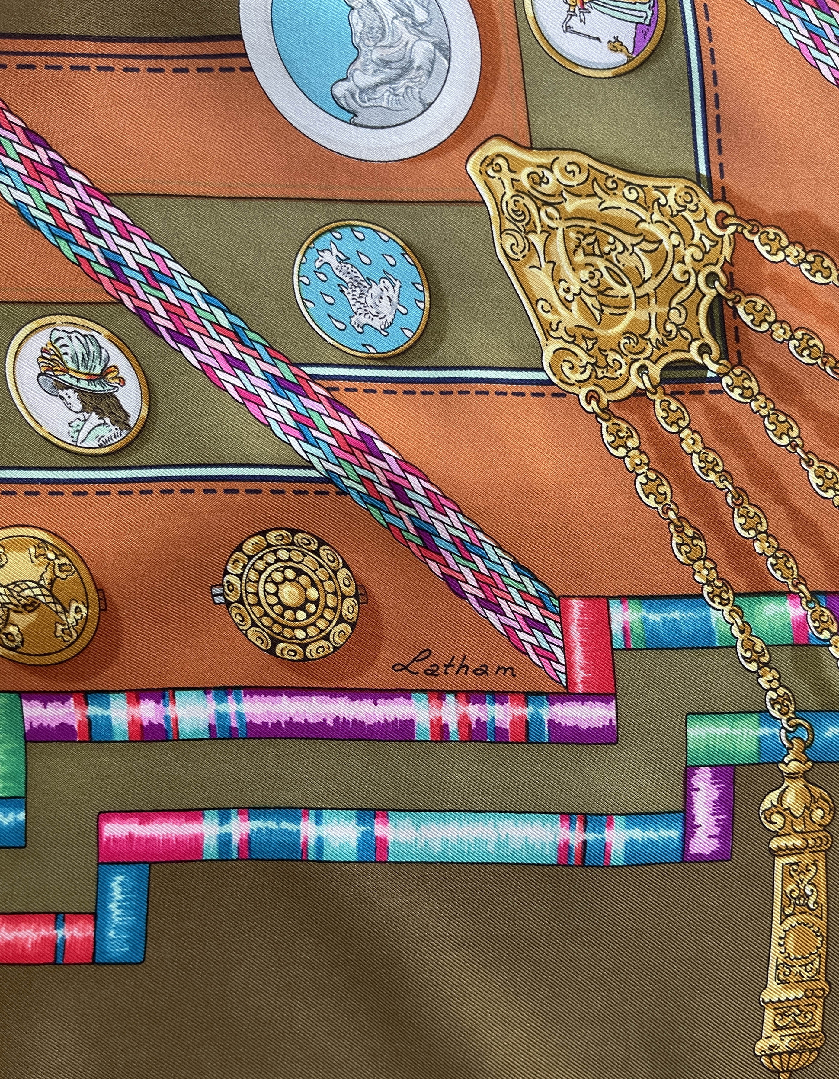 Hermes Petit Main 90cm Silk Scarf